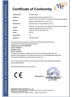 Maquinaria pesada Shandong Keruide Co., Ltd.,