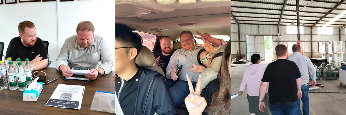 Un cliente brasileño visita la fábrica de maquinaria pesada de Kereide y firma un contrato de compraventa de minicargadoras sobre orugas.